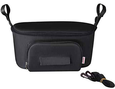 Multifunktionale Kapazität Tasche, Kinderwagen Tasche Hängen Kinderwagen Organizer Aufbewahrungstasche Wickeltasche Mumie Flasche Getränkehalter Kinderwagen Zubehör(with