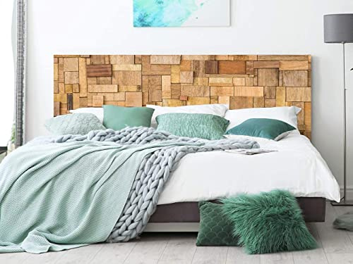 Oedim Cabecero Cama Pegasus Rectángulos de Madera 135x60cm, Disponible en Varias Medidas, Cabecero Ligero, Elegante, Resistente y Económico-