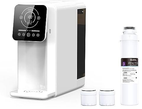 RUYICZB Countertop Reverse Osmosis System, 4-Stage Reverse Osmosis Water Filter Countertop, Multi Temperature Portable Reverse Osmosis System, 3-Second Hot Or Cold, No Installation Required