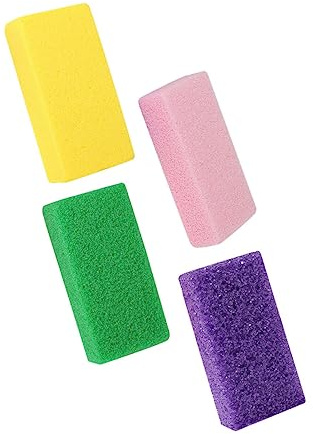 Ipetboom 4pezzi Pu Rimozione Della Morta e Esfoliazione Strumenti Per La Dei Colori Vivaci Giallo Rosa