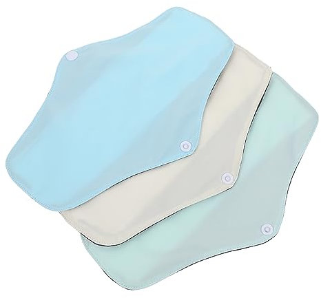 Beaupretty 3stücke Wiederverwendbare Waschbare Damenbinden Mit Flügeln Hautfreundlich Und Umweltfreundlich in Verschiedenen Farben Für Reisen Und Tägliche Menstruationspflege
