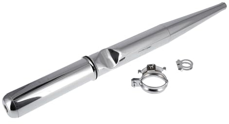 Auspuff - Enduro, chrom - Simson S51, S70, S53, S83 Enduro