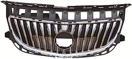 Lgtcjzfw Kühlergrill Passend für B-uick Regal Opel Insignia 2009-2016，Schwarz Glanz kühler Front Doppel Rippen Grill Kühlergrill