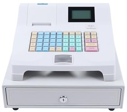 Registrierkasse, T-71-60 Elektronische Registrierkasse, POS-Kassensystem mit Thermodruck,für Kassensysteme, Kleinunternehmen, Einzelhandel