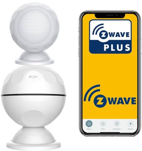 Sone Smart One NEO Coolcam Z-Wave Plus PIR Bewegungsmelder, 3-in-1 Sensor (Bewegung, Temperatur, Licht), Batterie