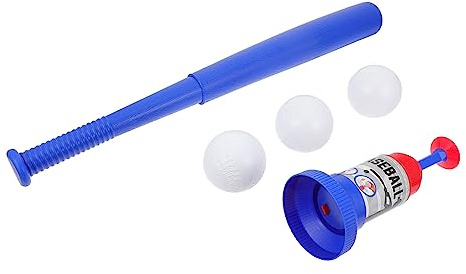 BESPORTBLE Baseball Set with Self-motion Pitching Machine for Boys and Girls Lightweight Baseball Training Equipment to Improve Coordination and Motor Skills, Suitable for Indoor and Outdoor
