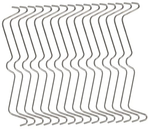 YOSADIER 50Stücke Pegboard Haken Schloss Zubehör Langlebige Kompakte Haken für Lochwand Installieren für Garagenzubehör Werkstattorganisation