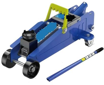 Ariete idraulico, Cric orizzontale for auto, berlina, minivan, pavimento, cric idraulico, manuale, strumento di riparazione for officina auto, cric pneumatico a basso profilo for impieghi gravosi per