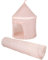 Relsy Kids Pop Up Play Tent And Tunnel - Indoor/Outdoor Childs Playhouse Blush Cream Terrazzo Style, Beige Kids Tent & Tunnel Bundle, Play Den Ball Pit Garden Toys For Toddler Unisex Children Age 3+