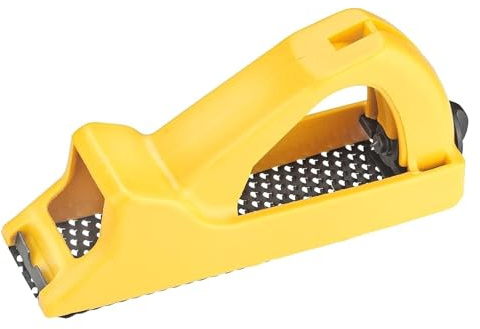 Strumento a mano di pianola di legno, Pialla for legno Sbavatore levigante Strumento for la lavorazione del Pelle con una sola mano 6 pollici