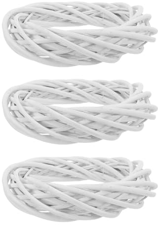 SHINEOFI Couronne Rustique en Brindilles Naturelle 20 Cm – Lot de 3 Bases de Couronne en Vigne pour Décoration Murale et Porte, Matériel DIY pour Décorations Mariage et Fêtes