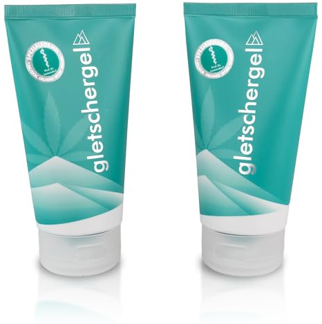 Kühlgel für Sport & Wellness – intensiv kühlendes Massagegel für beanspruchte Muskeln, Gelenke und verspannte Körperpartien – erfrischender Kühleffekt – vitalisierender Duft - 2 x 150 ml