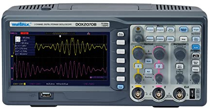 DOX 2070B Digitales Oszilloskop 2 x 70 MHz Farbdisplay USB Ethernet