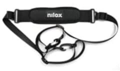 Nilox, Tracolla per Monopattino, con Moschettone Frontale e Posteriore, Spallaccio Rinforzato per Trasporto Prolungato, Accessori Monopattino, Sicuro e Facile da Usare