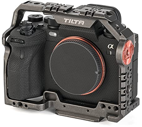 Tilta A1 Käfig Kompletter Kamerakäfig Kompatibel mit A1/ A7S III/ A7R III/ A7R IV/ A7 – Tactical Grey TA-T23-FCC
