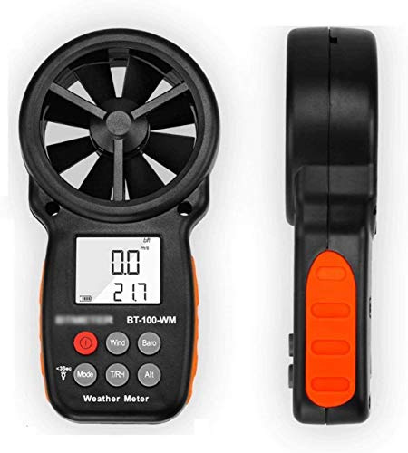 ZXM Digital Mini Anemometer Handheld Wind Speed Temperature Humidity Dew Point Wet Ball Meter Measurement