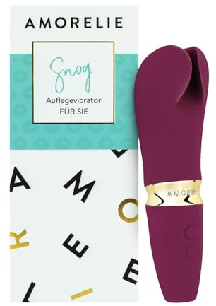 AMORELIE Snog – Auflegevibrator für Sie | Wasserdicht mit Akku