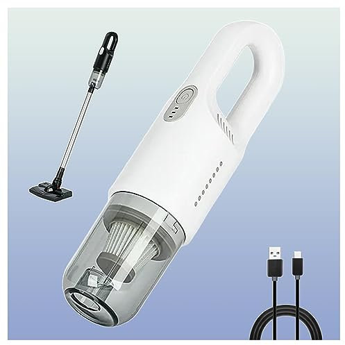 Aspirateur Voiture Puissant, 12000Pa Aspirateurs Eau Et PoussièRe avec Filtre Lavable, IdéAl pour Domicile, Voiture, Cuisine,White