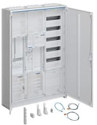 Hager Armoire complète ZB33SET15LK - Montage en saillie - Contenu : 1 pièce.
