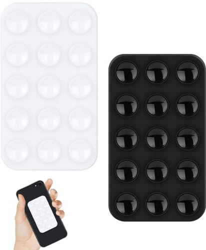 2 Piezas Ventosas de Silicona, Soporte para Teléfono Móvil, Soporte para Teléfono con Ventosa, Funda para Teléfono con Ventosa, Ventosa Móvil para Teléfono Auto, para Teléfonos Móviles, Conducción