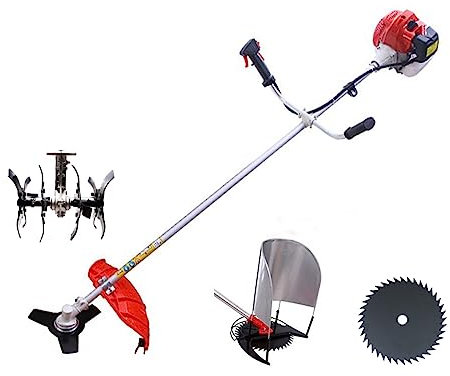 Hedge Trimmer,Grass Cutter,Hedge Shear,Lawn Mower, Heavy Duty 52cc Petrol Powered Grass Rice Wheat Cutter Harvest Cutter Brush Cutter Cropper Garden Tools Agricultural Machine for Garden, Lawn(Paddy C