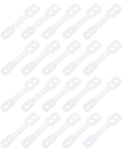 QUARKZMAN 20uds Ropa Percha Viento Prueba Plástico Tira Gancho, Antideslizante Apagado Viento Prueba Fijo Hebilla, Anticaída Tiras Percha Fijación para Exterior Interior Transparente | Tira de gancho antideslizante y apagado, antiviento, hebilla antigoteo, tiras de gancho de fijación, para exterior e interior