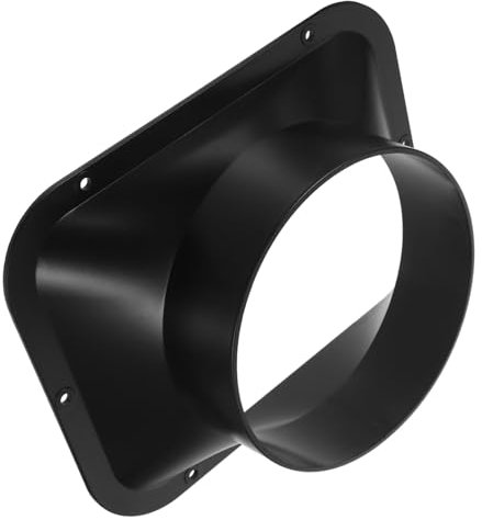 HOMSFOU Luftschlauchadapter Aus Kunststoff Gerader Kanalanschlussflansch Luftkanaladapter Mit Schnellkupplung Für Belüftungssysteme Flansch Für Wand Und Deckenmontage Staubsammelschlauchan