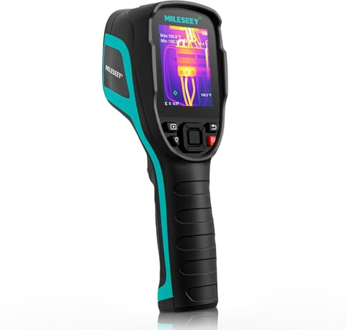 MILESEEY TR256E Thermal Imaging Camera,Super Resolution 256 x 192 Thermal Camera,50 Hz Refresh Rate, -4°F to 662°F Handheld Infrared Imager,12-Hour Battery Life Infrared Camera