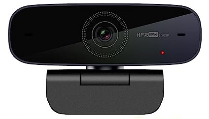 SHEHUALI Cámara Web, 1080p 60Fps Auto Focus Webcam Full HD USB Camera Stream con micrófonos for conferencias, transmisión en Vivo, grabación
