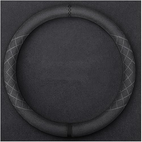 IUKTHHJOR Auto Leder Lenkradbezug für Mercedes Benz Sprinter 906 A-Class W169, Anti-rutsch Atmungsaktives Lenkradbezug Haltbarkeit Auto-Lenkradschutz Männer Frauen Zubehör,D-O-38CM