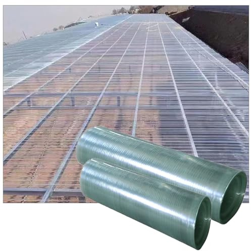 Láminas Para Techos,Placas De Policarbonato,Placas Para Invernaderos,Plancha De Fibra De Vidrio Para Toldo Marcos Fríos Jardín,Láminas De Policarbonato Para Tejados Anti-uv,WxL-1.2x4m/3.9*13ft