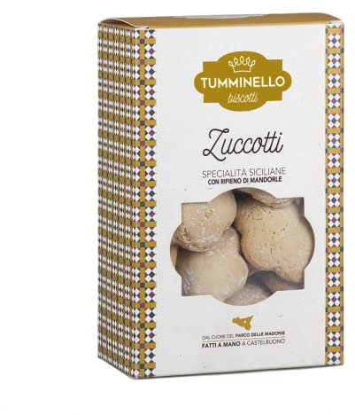 Tumminello | Zuccotti Farci Amandes | Spécialités Sicilienne Douce Amandes | Bonbons doux aux Amandes | Doux Artisanat aux Amandes