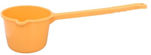 CIYODO Long Handle Water Scoop Plastic Bath Ladle Spoon Drainage for Bathroom Multipurpose Water Ladle for Kitchen
