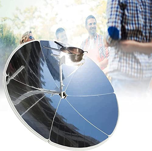Fornello a energia solare, fornello solare concentrato, per esterni, parabolico, campeggio, fornello da sole, staffa di ferro per barbecue all'aperto picnic