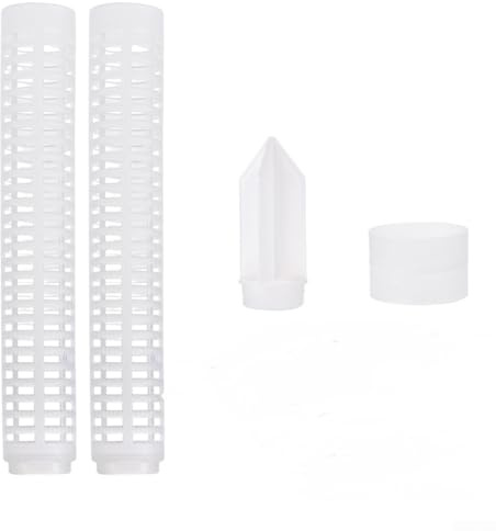 Lot de 2 tiges de support empilables en plastique pour plantes grimpantes comme le pothos et le lierre