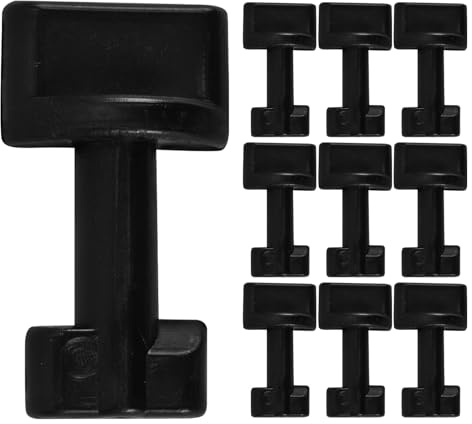 Mobestech Hebillas de Molde Aplicación Multifuncional 35 Piezas para Macetas de Plástico Negro para Pilares de Barandilla y Columnas Romanas en Bricolaje