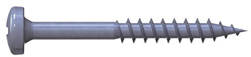 Spanplattenschraube R2 Pan-Head PZD TG Stahl verz. blau gleitb. 4,5 x 40-500 Stück