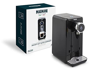 MAGNANI Distributore istantaneo di acqua calda, Dispenser d'acqua calda, Bollitore per acqua calda elettrico con serbatoio da 2.5 L, 2600 W, Nero