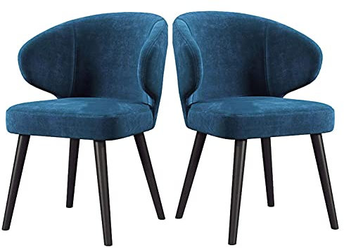 NZDY Stuhl für Küche, Esszimmerstuhl, Sofa, Theke, Lounge, Wohnzimmer, Metall-Stahlbeine, Wannensitze, Sessel, Rückenlehne, Freizeit, Meeting, Ankleidehocker, I