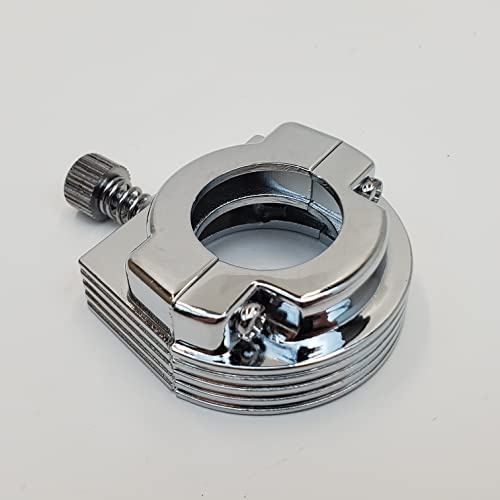CHROME Harley 1 Throttle Clamp/Collar for SINGLE Throttle Cable on 1974-1980 Wide Glide/Super Glide/Fat Bob/Low Rider/Sportster & 1975-1980 Electra Glide/Tour Glide - Replaces PT# 56395-74, 56393-74A