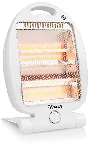TRISTAR KA-5128 Chauffage radiant, IP24, oscillant 800 W, 2 réglages de chaleur, angle réglable 30 degrés, dimensions 13 x 55 x 16 cm, convient pour chauffer 15 m2