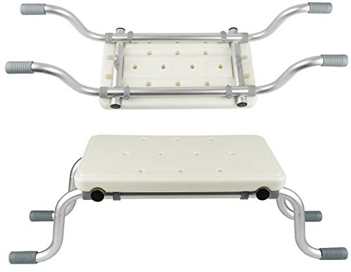 Wannensitz - Duschstuhl - Badewannenstuhl - Duschhocker mit Rückenlehne - Badsitze mit Modellauswahl (73-83 * 22 * 18cm)