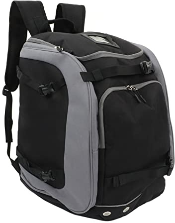 RiToEasysports Skischuh-Tasche, 65 L, Große Kapazität, Snowboard-Stiefel, Oxford-Gewebe, Mehrere Fächer, Snowboard-Rucksack für Reisen, Camping, Angeln