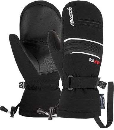 Reusch Ski-Fäustlinge für Kinder | warm & wasserdicht mit Softshell | atmungsaktive Winterhandschuhe mit Klettverschluss, für Ski & Outdoor, Größe 3-6,5, Kondor R-TEX XT Junior Mitten