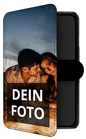 PhotoFancy® – Samsung Galaxy S23+ Hülle mit Foto Personalisieren – Handyhülle selbst gestalten (Flipcase)