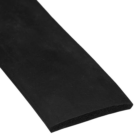 sourcing map Gummistreifen EPDM Gummi Schaumstoff Blatt Streifen 40mm(B) x5mm(T) x2.5m(L) Gummidichtung Neoprene Gummi Blatt Rollen Dichtungsband für Heimwerker Dichtung Handwerk Isolierung