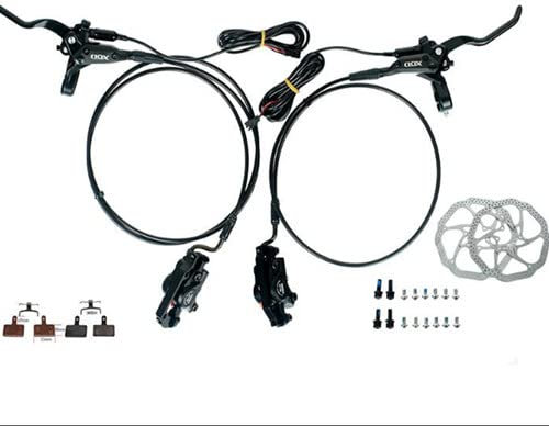 Harpra E300 MTB Hydraulische Scheibenbremse Set Aluminiumlegierung Elektrische Power Control Shifter Fahrrad Bremsen (links hinten + rechts vorne)