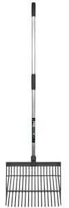 AB Tools Quality Aluminium Black ABS Bedding & Shaving Fork Equestrian Tack Room