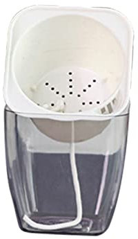Supvox Blumentopf Pflanzendekor Einmachgläser Blumentöpfe Einzigartiger Pflanzer bewässerndes Pflanzgefäß Indoor-blumentopf Automatisch Die Faulen Weiß Blumentöpfe Für Zimmerpflanzen