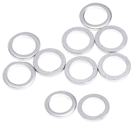 Aymzbd 10 Stück Fahrrad Kettenblatt Schraube, Abstandshalter, Unterlegscheibe, Dichtung, Befestigungsteil, 1 Mm Dick